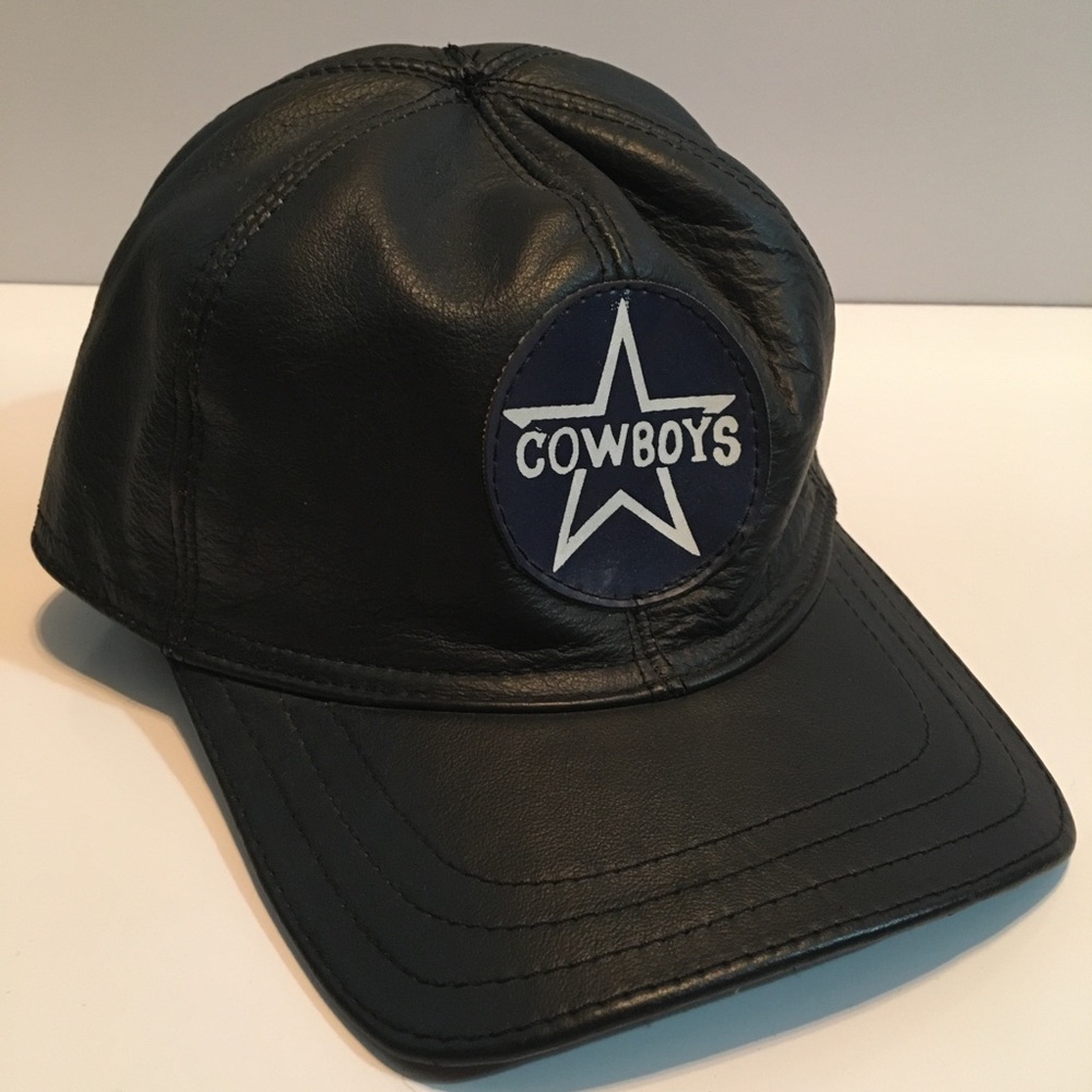 Vintage Dallas Cowboys Leather Hat